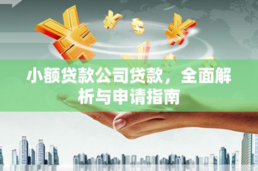 翼城小额贷款公司贷款，全面解析与申请指南