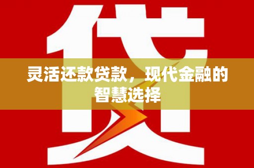 翼城灵活还款贷款，现代金融的智慧选择