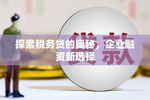 翼城探索税务贷的奥秘，企业融资新选择