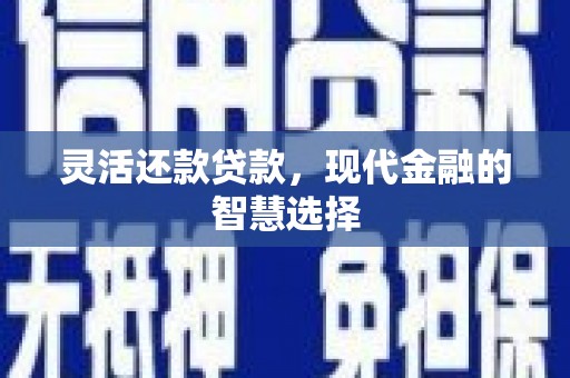 翼城灵活还款贷款，现代金融的智慧选择