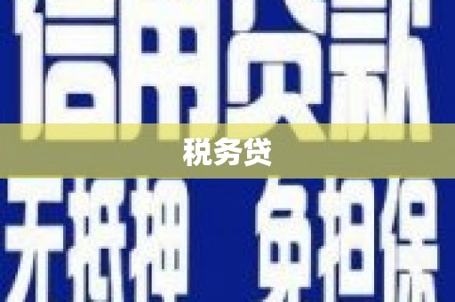 翼城税务贷