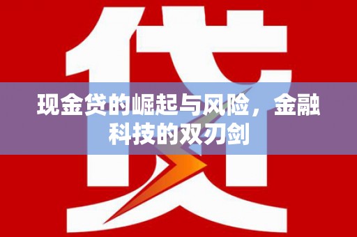 翼城现金贷的崛起与风险，金融科技的双刃剑