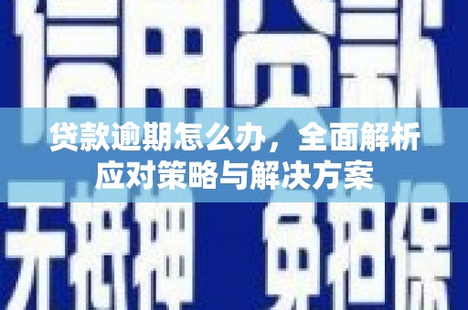 翼城贷款逾期怎么办，全面解析应对策略与解决方案